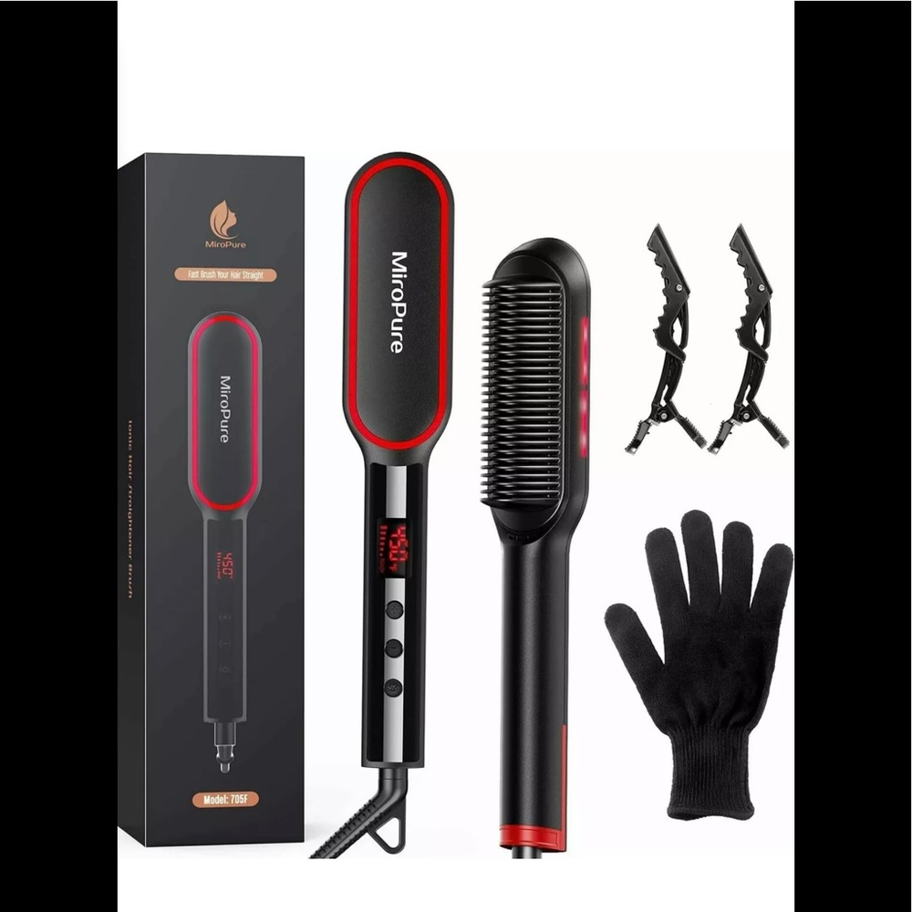 Miropure fast brush hair straight NEW open box